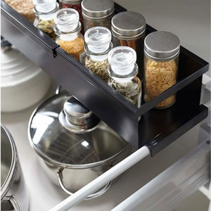 Nuevo <span class=keywords><strong>Estante</strong></span> Organizador de Especias Ajustable de Metal <span class=keywords><strong>para</strong></span> Armario de Cocina 2024, Soporte Deslizante <span class=keywords><strong>para</strong></span> Platos, <span class=keywords><strong>Estante</strong></span> <span class=keywords><strong>para</strong></span> Utensilios de Mesa - Product Image 5