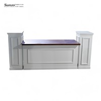 Table de bar portable pour mariage, comptoir mobile en contreplaqué avec étagères pour événements extérieurs, location en gros