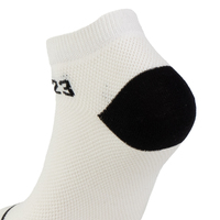 Chaussettes de sport personnalisées avec logo blanc/noir, respirantes, séchage rapide, écologiques, sans frais de configuration, couleurs de logo assorties