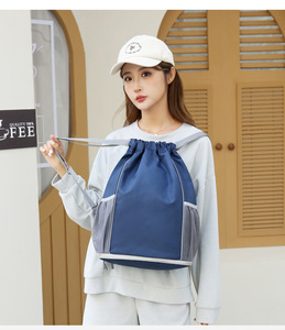 Drawstring Backpack for Women Waterproof Drawstring Gym <b>Bag</b> Men Small Cinch Sack Basketball Pull <b>String</b> Sport <b>Bag</b> for Soccer - Product Image 4