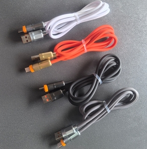 New Armor Thiết Kế Chống-Rotura Vàng Đầu Od5.0 Silicone Mềm Cable Đối Với Samsung Đối Với Xiaomi Tất Cả Các Điện Thoại Di Động USB C Cáp Dữ Liệu - Product Image 5