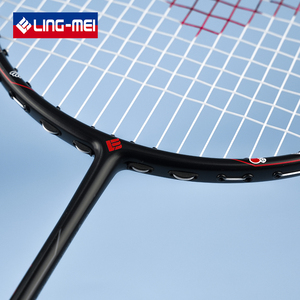 Raquette de <span class=keywords><strong>badminton</strong></span> en fibre de carbone de haute qualité avec cadre d'amphithéâtre et matériau PU Grip - Product Image 4