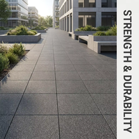 Marches d'escalier extérieures en pierre de quartz résistantes au gel et pavés en pierre de quartz pour projets de terrasses extérieures d'hôtels