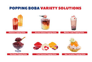 Machine à poper les fruits TGP100 Popping Boba Faire la ligne de production Machine de remplissage de gélatine Perles de tapioca avec ingénieur - Product Image 6