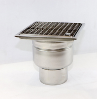 Siphon de sol commercial en acier inoxydable à haut débit, anti-odeur et anti-blocage, pour cuisines centralisées et ateliers alimentaires – Vente directe usine