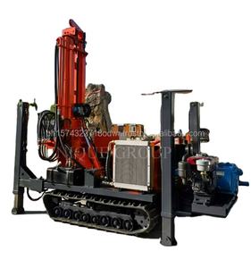 Plataforma de perforación de pozos de agua sobre orugas con motor diésel hidráulico JJEM, bomba de engranajes rotativa de accionamiento superior de 200m, rodamiento de alta eficiencia a la venta - Product Image 6