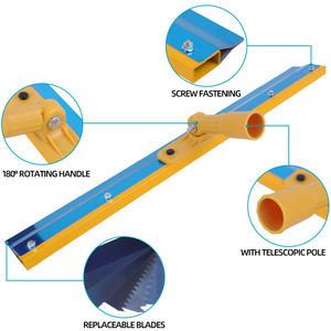 Raclette <span class=keywords><strong>de</strong></span> <span class=keywords><strong>sol</strong></span> époxy en acier inoxydable <span class=keywords><strong>de</strong></span> qualité industrielle crantée pour l'application <span class=keywords><strong>de</strong></span> revêtements lourds-Ciment uréthane auto-nivelant - Product Image 6