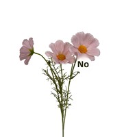Fleur de marguerite Cosmos blanche en latex à toucher réaliste pour centre de table, arrangement floral, décoration de mariage et de fête