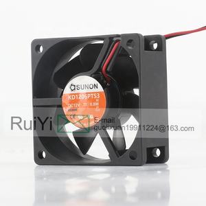 Оригинальный Sunon 5V 24V 48V DC12V 0,8 W AC EC 6025 60x60x25 мм 6 см бесшумный компьютер с магнитной подвеской 2-проводной KD1206PTS3 Вентилятор охлаждения - Product Image 4