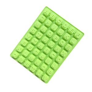 عينة مجانية من المصنع 48 تجويف شكل كلمة إنجليزية قالب راتنج السيليكون قالب شوكولاتة سيليكون صينية مكعبات ثلج مصنوعة يدويًا - Product Image 3