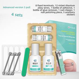 Correcteur d'ongles incarnés <span class=keywords><strong>en</strong></span> acier inoxydable avec <span class=keywords><strong>pince</strong></span> à ressort pour la correction des ongles incarnés Modèle LZ07 - Product Image 6