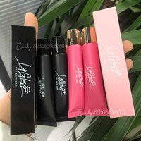 Tubes de brillant à lèvres avec applicateur à grande brosse, emballages de brillant à lèvres roses, contenants vides pour brillant à lèvres, tubes vides pour brillant à lèvres, marque privée