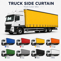 Bâche latérale en vinyle haute élasticité sur mesure pour camion, bâche de protection pour camion plateau US/Canada