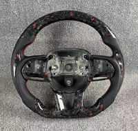 Volant de direction personnalisé forgé sur mesure pour Dodge Charger Scat Pack Challenger SRT Durango Ram 1500 2020 2021 2022 2023 sans airbag