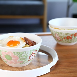 Bol à riz en mélamine durable de 6 pouces, motif dessin animé coloré, pour la cuisine - Product Image 3