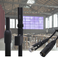 T Professional Studio Microphone longue tenue Microphone à bras réglable avec alimentation Phamton pour la diffusion en direct