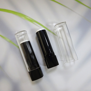 Tubo cuadrado negro vacío para lápiz labial, envase transparente de plástico personalizado para bálsamo labial, estuche de lujo para maquillaje. - Product Image 3