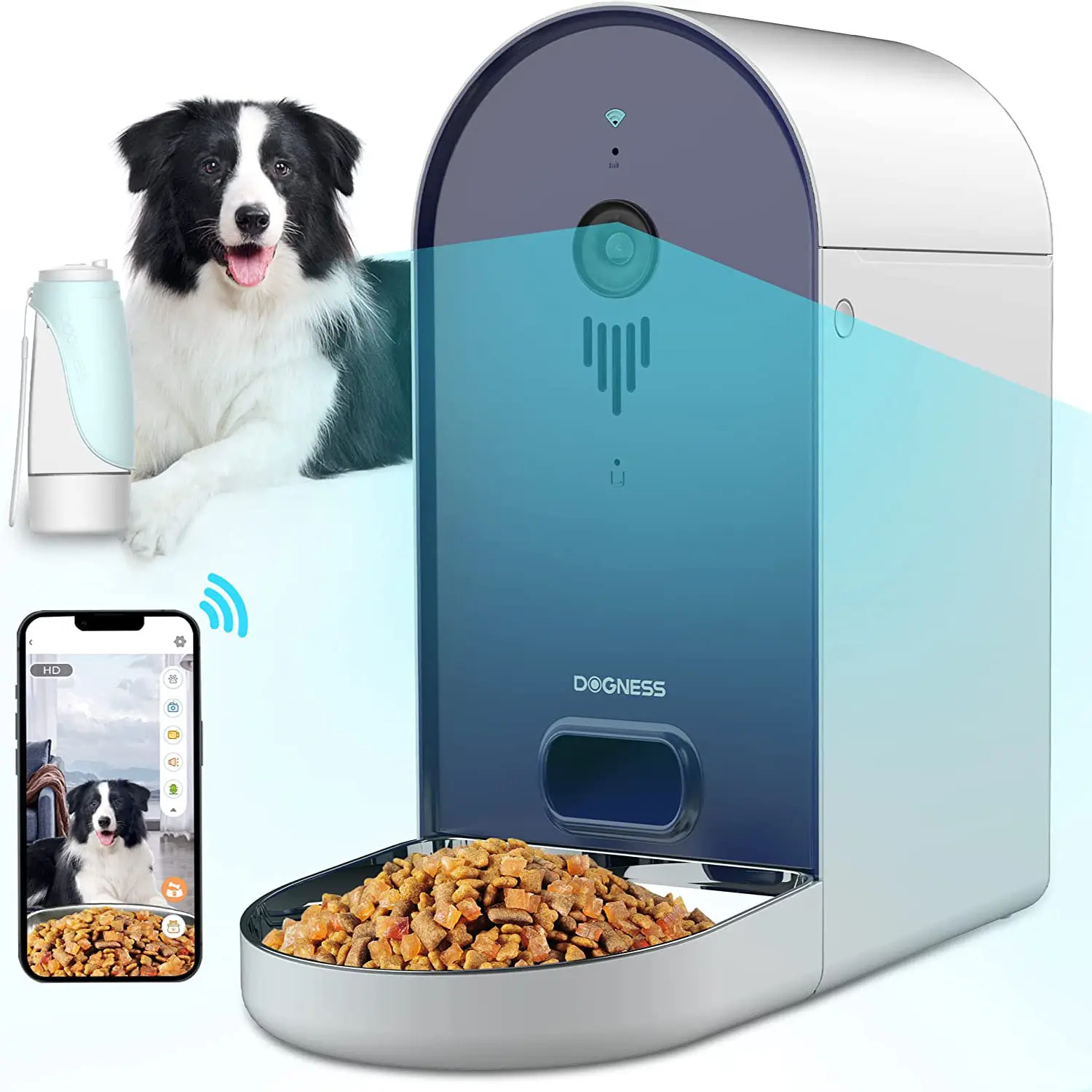 Dogness Smart Automatic Pet Feeder Dog Cat Pet Feeder Food Dispenser BSCI Bowls for Dogs Modern Automatic Feeders Waters 6L