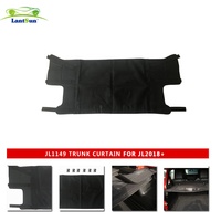 Filets de rideaux de rangement de coffre de voiture en tissu noir pour accessoires de voiture jeep jl