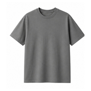 เสื้อยืดคอตตอน 100% หนัก 240 กรัม แบบสั่งทำพิเศษ OEM ODM ทรงโอเวอร์ไซส์ คอกลม แขนสั้น ไม่มีลาย พร้อมสกรีนโลโก้ - Product Image 5