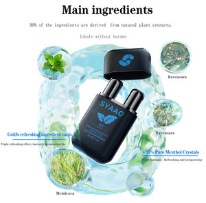 เครื่องพ่นยาจมูกธรรมชาติคู่เมนทอลสมุนไพรหอมระเหยเพิ่มความสดชื่นใน80% กลิ่นหอม - Product Image 5