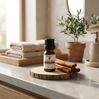 Huile Essentielle de Cannelle Zeylenin en Vrac, à Base Végétale, Fût de 30L pour Spa, Massage, Aromathérapie, Adaptée à Tous Types de Peau, Durée de Conservation de 3 Ans