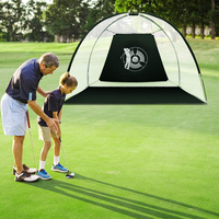 Filet d'entraînement de frappe de golf pour la conduite dans la cour intérieure et extérieure Filets d'entraînement de balançoire de golf idéal cadeau de golf pour hommes