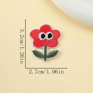 Parches Termoadhesivos/de Pegatina, Mini, Bordados, Lindos, Varios Tipos de Flores, Tulipán, Margarita, para Decorar Ropa, Bolsos y Zapatos - Product Image 6