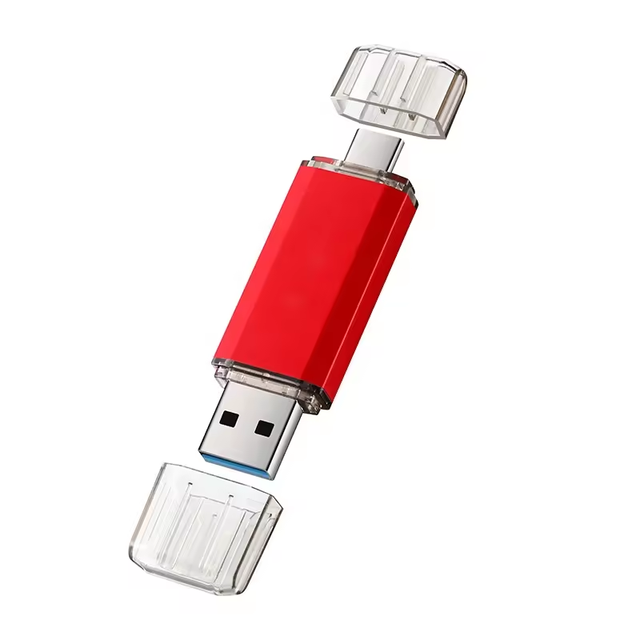 New Wholesale USB 2.0 Metal Flash Drive with Custom Logo 16GB Type-C Interface No Encryption 1-Year Warranty for Business Gifts