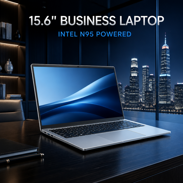 15.6 Inch FHD IPS Laptop Intel Celeron N4020 Dual Core 1.10GHz 8GB RAM 256GB SSD Windows 11 Home Business Notebook Computer PC