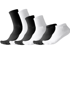 Jingwen OEM Calcetines Deportivos Vente en Gros Coton Hommes Haute Élasticité Blanc Noir Couleur Unie Cheville Sport <span class=keywords><strong>Chaussette</strong></span> - Product Image 5
