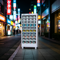 Casier de distribution intelligent avec serrure électronique, armoire de rangement en acier à 40 compartiments, cabinet de récupération de colis sans clé en libre-service