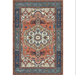 Tapis <span class=keywords><strong>persan</strong></span> transfrontalier américain rétro lavable pliant résistant à la saleté facile à prendre <span class=keywords><strong>soin</strong></span> du salon anti-dérapant - Product Image 3