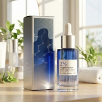 Tonique facial hypoallergénique pour peaux sensibles, réparation de la barrière cutanée, essence hydratante à base de peptide de cuivre bleu, sans alcool