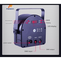 Projecteur à tête mobile LED RGBW à télécommande FXL, effet aurores boréales, équipement d'éclairage de scène pour DJ, KTV, fêtes