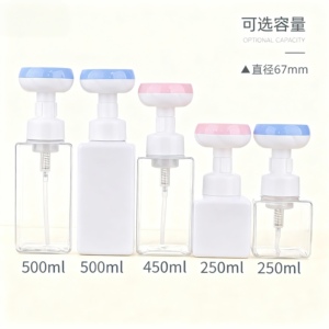 Trong kho tùy chỉnh 250ml 500ml hình vuông tạo bọt bơm chai rỗng bọt máy rút bơm chai - Product Image 4