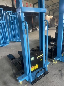 Mini apilador de carga automática semieléctrico de <span class=keywords><strong>500Kg</strong></span> y 1000kg, carretilla elevadora eléctrica portátil, apilador de palés eléctrico de carga automática - Product Image 4