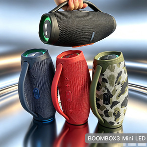 Altavoz Inalámbrico ZongX <span class=keywords><strong>Boombox</strong></span> <span class=keywords><strong>3</strong></span> Mini con Luz LED RGB, Portátil, para Exteriores, con Bajos Potentes, para Fiestas - Product Image 3