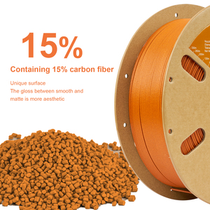 Filament d'imprimante 3D <span class=keywords><strong>ERYONE</strong></span> en fibre de carbone PETG, diamètre 1,75 mm, 1 kg, orange vif - Product Image 4