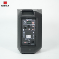 Enceinte active HYANKA HPS-LSA-8A 8 pouces en plastique PA, amplificateur classe D 250W, TWS, DSP, écran LED