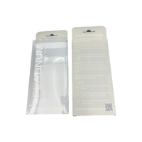 Boîte d'emballage en PVC transparent imprimé, boîte d'emballage en PVC PET PP pliable transparente