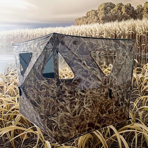 Tente de chasse portable à trois côtés camouflage, <span class=keywords><strong>3</strong></span> panneaux, 100x100x100cm, polyester enduit PU, équipement de chasse en plein air - Product Image 1