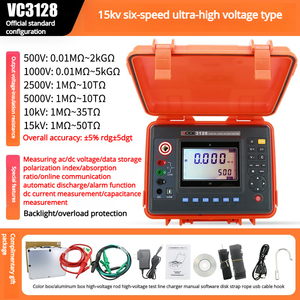 Megóhmetro Digital de Resistencia de Aislamiento <span class=keywords><strong>VICTOR</strong></span> VC3123, de Alto Voltaje - Product Image 6