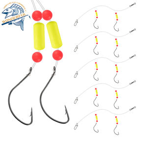 Anzuelos flotantes atados a mano, juego <span class=keywords><strong>de</strong></span> línea <span class=keywords><strong>de</strong></span> pesca <span class=keywords><strong>de</strong></span> mar, <span class=keywords><strong>cosas</strong></span> grandes, ocho anillos, Conector <span class=keywords><strong>de</strong></span> pines, juego <span class=keywords><strong>de</strong></span> flotador <span class=keywords><strong>de</strong></span> alta sensibilidad - Product Image 3