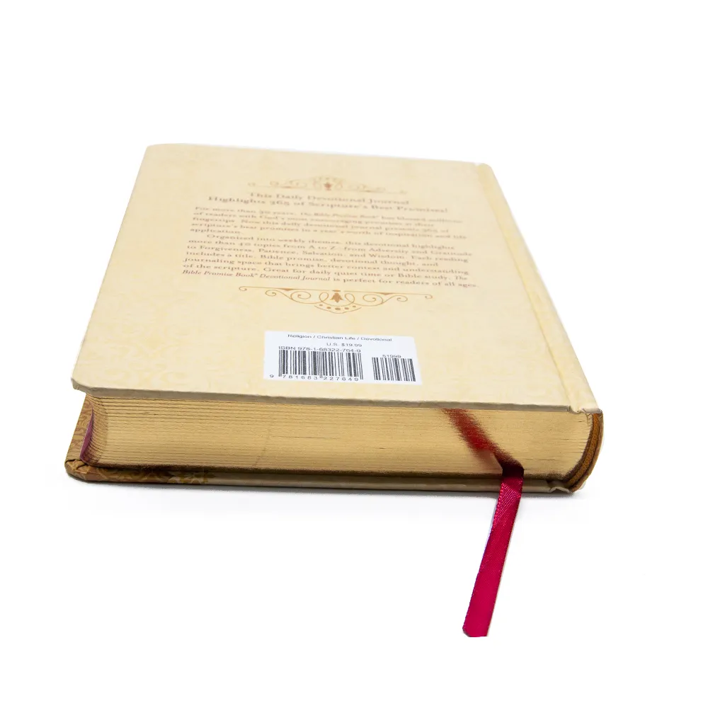 MOQ 500 가죽 커버 인쇄 골드 가장자리 도매 성경 약속 책