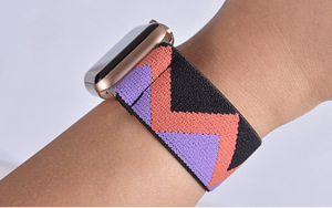 <span class=keywords><strong>Bracelet</strong></span> de montre élastique extensible multicolore pour toutes les séries <span class=keywords><strong>Apple</strong></span> <span class=keywords><strong>Watch</strong></span> - Product Image 4