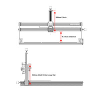 20% de réduction BulkMan3D Kit complet CNC à entraînement par vis sans fin double axe X, contrôleur XPROV5, moteurs en boucle ouverte 2.45N.m pour routeur à bois