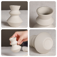 Diffuseur en céramique recyclée Pebble Collection Durable White Home Fragrance Dysfunction Home Decor | YST Ceramics Factory