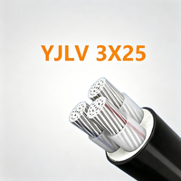 Câble d'alimentation YJLV à âme en aluminium, isolé XLPE, gaine PVC, 0,6/1 kV, basse tension, pour la distribution et la transmission d'énergie souterraine