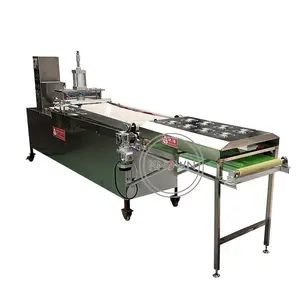 OEM बिजली आटा Tortilla मशीन स्वचालित गुलगुला आवरण खाद्य ग्रेड आटा प्रेस निर्माता स्प्रिंग रोल बनाने की मशीन